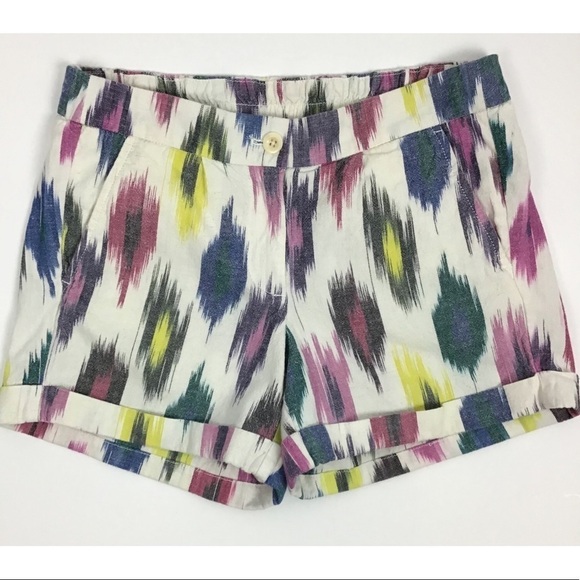J Crew Watercolor Ikat Shorts | 4 - Picture 1 of 13